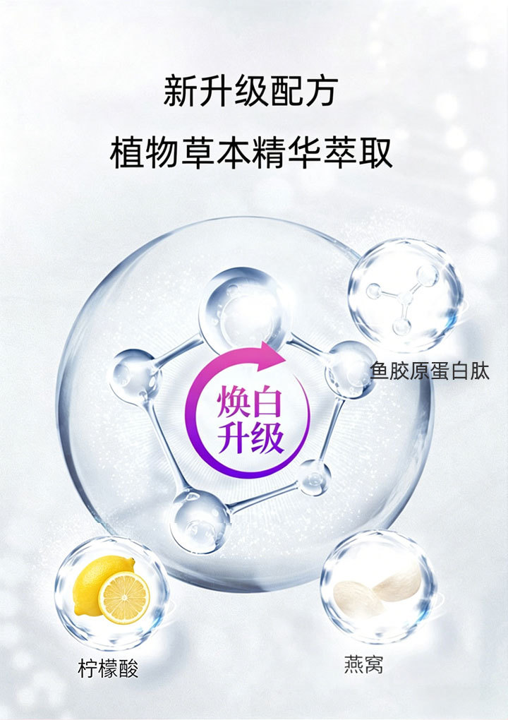 Bird's Nest Collagen Peptide Oral Liquid (Yàn Wǒ Jiāo Yuán Dàn Bái Tài) — 400ml Small-Molecule Drink with Hyaluronic Acid key features