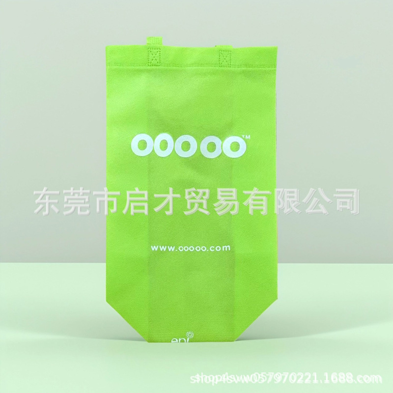 Genuine green linen bag non-woven cloth