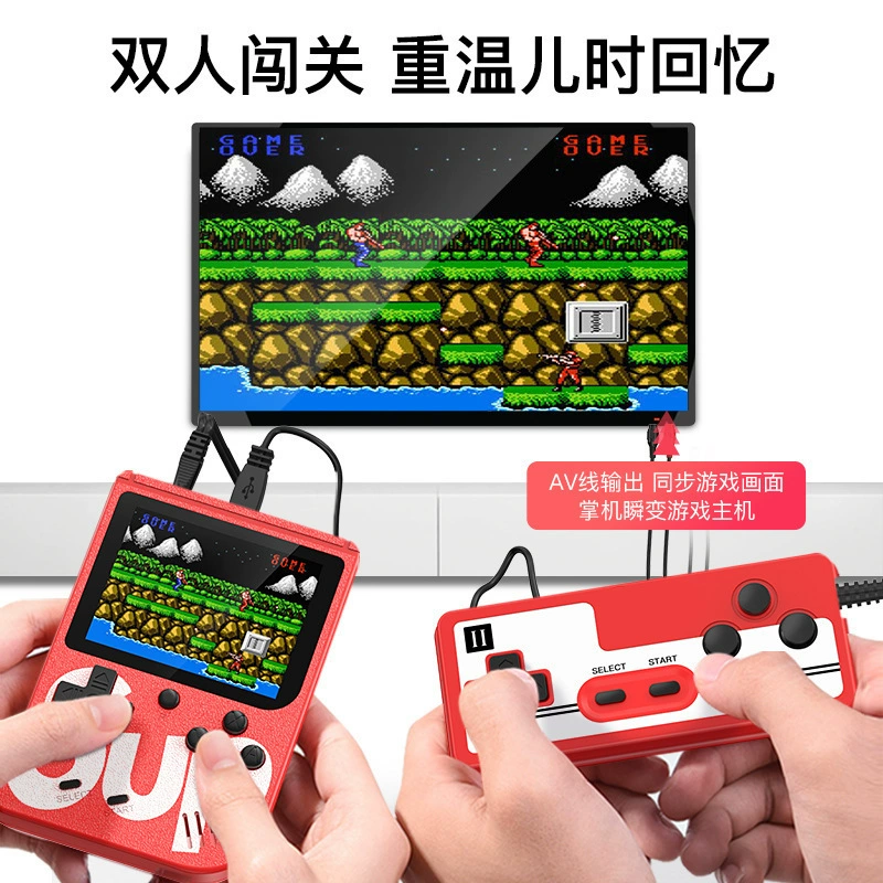 Маленькая ретро классическая игровая консоль, ностальгия