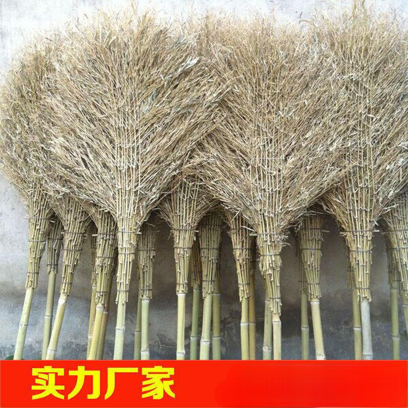 Bomba de bambú doméstica patio exterior carretera saneamiento limpieza de limpieza de suelo espeso bambú limpieza doméstica