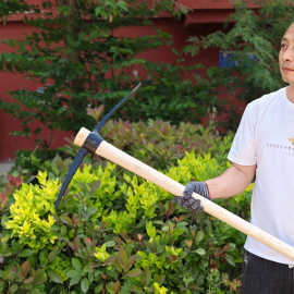 锻打钢镐大号洋镐农用十字镐铁镐锄头户外凿挖桩搞挖树根镐头批发