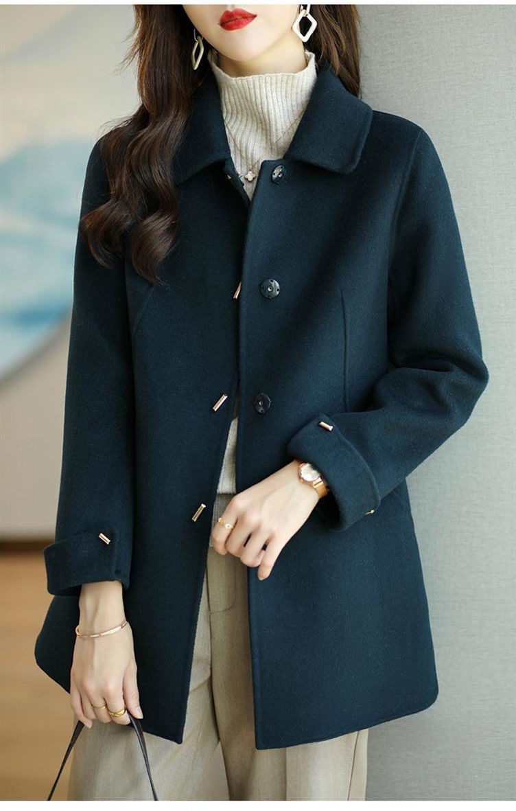 New Women's Fashion Small Casual Slim Versatile High-end Cotton Wool Coat Trendy Jacket_voghion.com