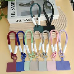 潮流短款手機掛繩可手提防丟手繩掛手腕掛件腕帶掛鏈貼片手機殼結