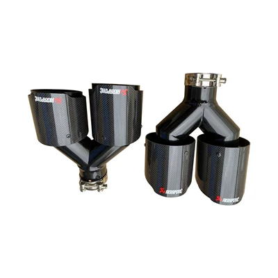 Akrapovic carbon fiber dual outlet – Exhaust pipe