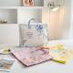 Shake the same summer printed packaging bag portable household goods storage bag non-woven clothing quilt packaging bag