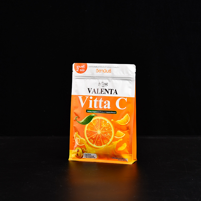 厂家批发六边封vc食品包装袋零食干果密封自立自封袋印刷LOGO