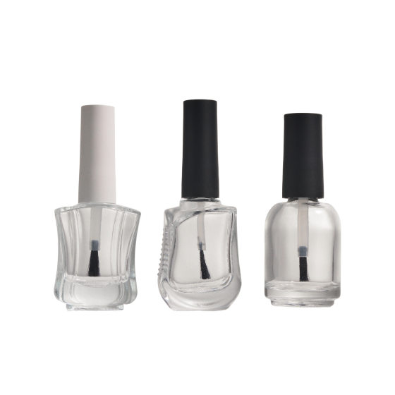 Factory wholesale nail polish transparent nail polish bottled 5ml glass brush bottle nail polish empty bottle in stock