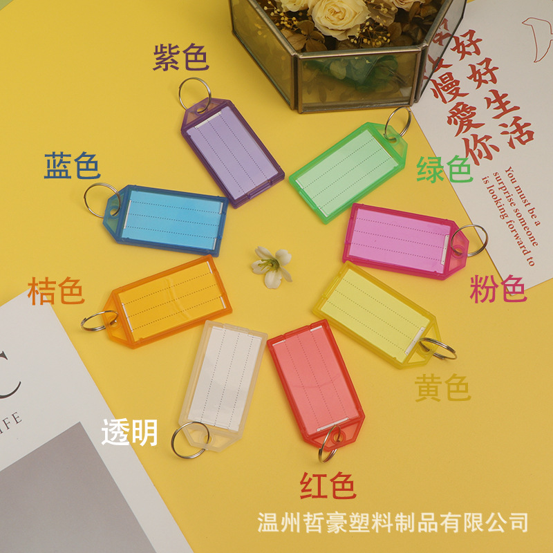 Tarjeta de llave, número de matrícula, agencia inmobiliaria, marca de suministros, etiqueta de alquiler, caja de llaves de almacenamiento, llavero de vivienda de plástico