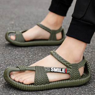 ��Ь��ʿ�ļ��⴩�¿�����\�ӷ���ɳ��Խ�ϲ�Ь�����_܇Sandal