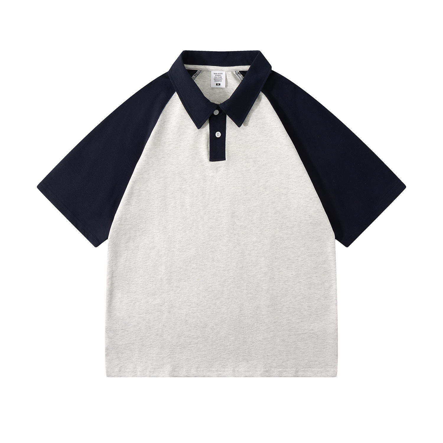 Gris flor azul marino