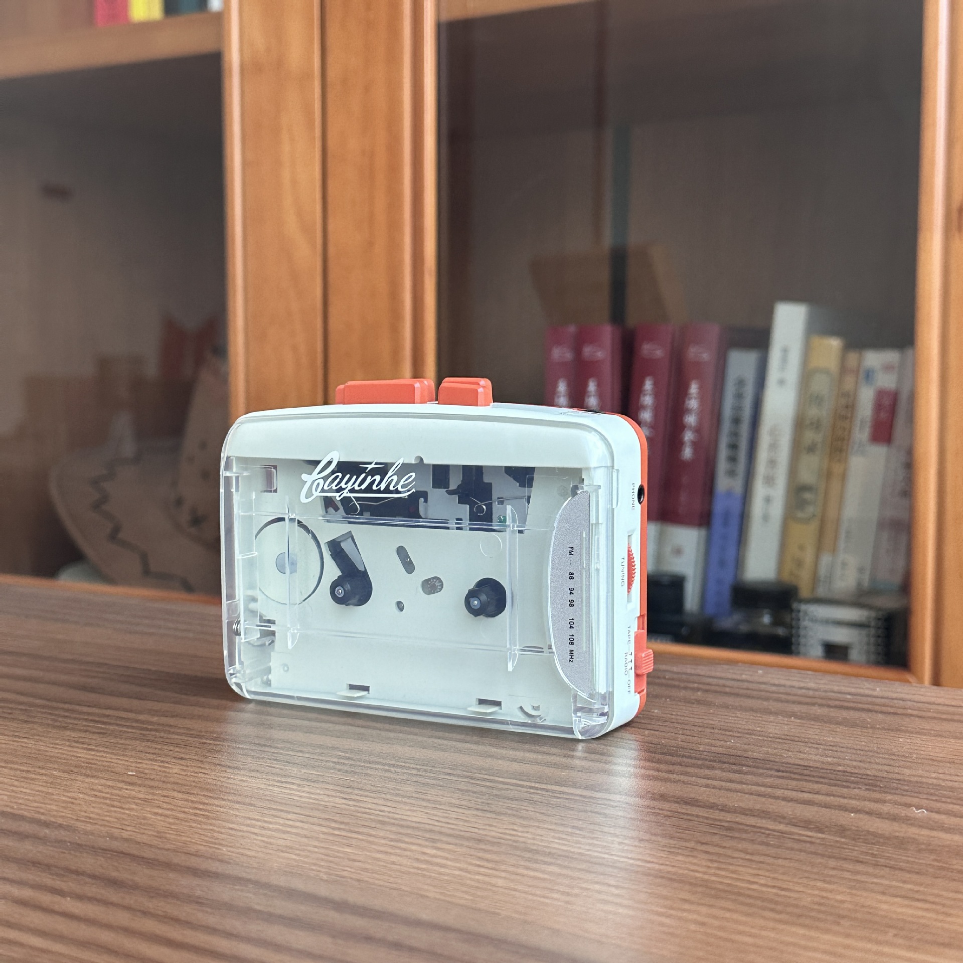 투명 뚜껑 빨간색