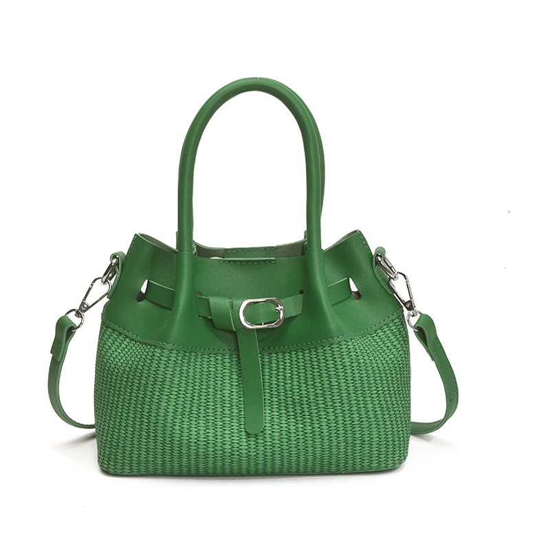 Bolso de textura transfronteriza 2025 verano nuevo bolso femenino diseño de nicho bolso de hombro bolso de mensajero tejido de moda