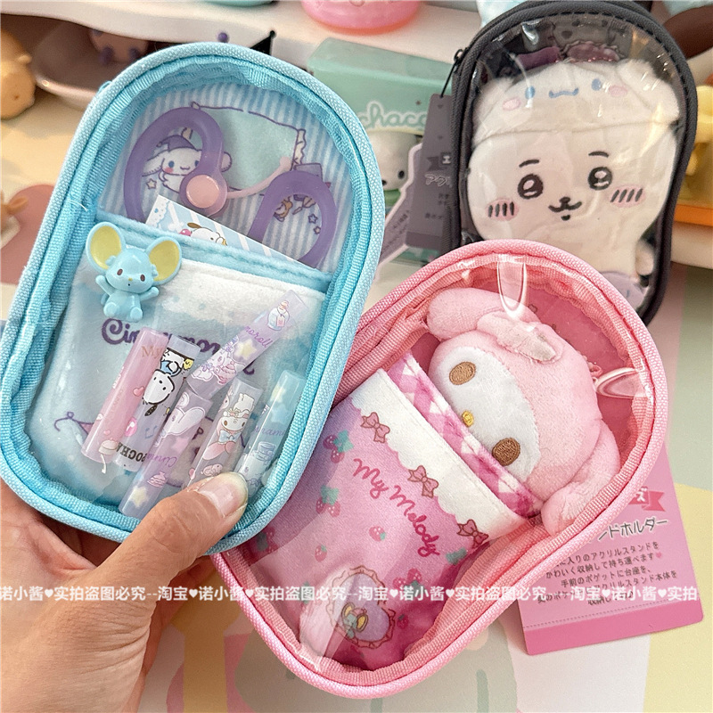 Doll, storage system, card holder, pendant, small bag, Cinnamoroll 3