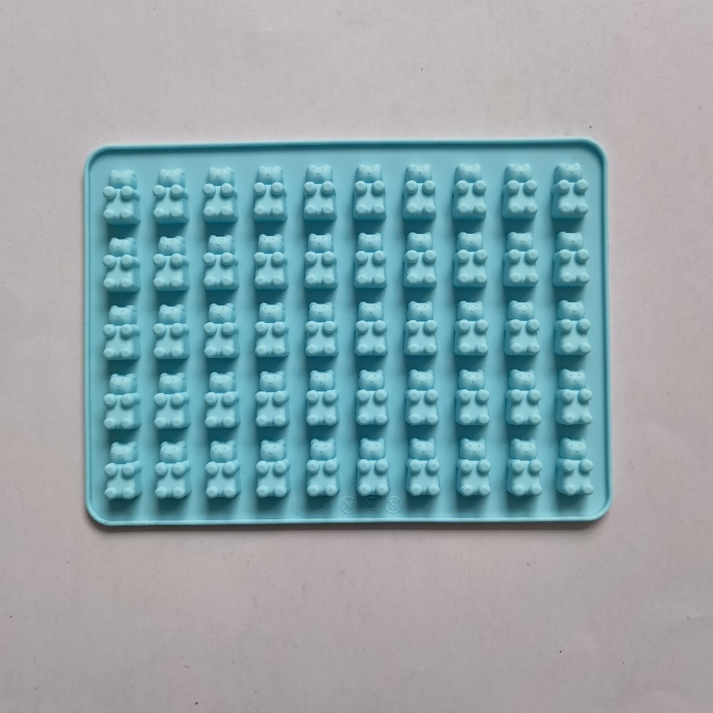 50 Lian Bear Chocolate 300 Molde de silicona Pudín Molde de postre Decoración de pasteles Utensilios para hornear de cocina