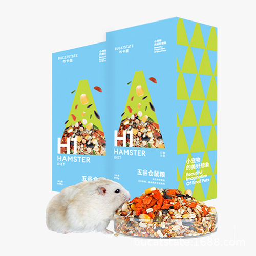 Buka star hamster food grain nutrition staple food feed 500g golden bear food small hamster supplies