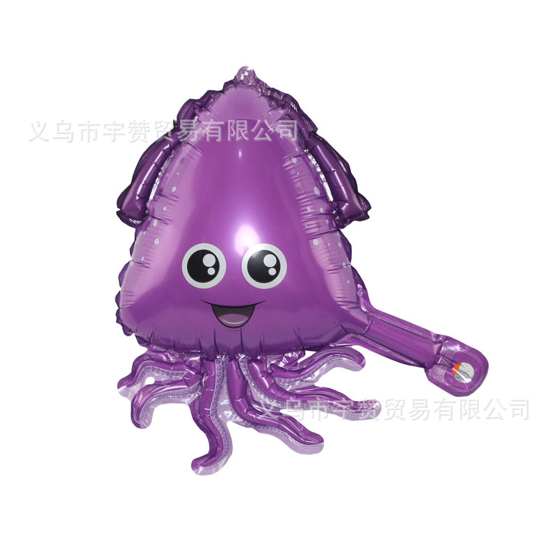 Mini bola de dibujos animados animal calle venta código de exploración pequeño regalo bola de ola bola interior bola de aluminio globo de película globo de empuje