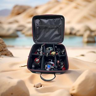 Fishing Wheel Cosmetics Bag Luya Wheel Spinning Wheel Portable Fishing Gear Bag Fishing Accessories Large Capacity Eva Fishing Wheel Bag