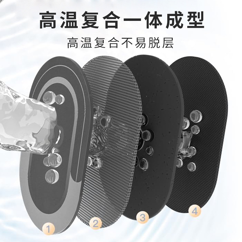 Alfombra de baño suave de tierra de diatomeas, alfombra antideslizante para puerta de entrada, alfombra para puerta de entrada, inodoro, cocina, alfombra para pies, alfombra a prueba de humedad