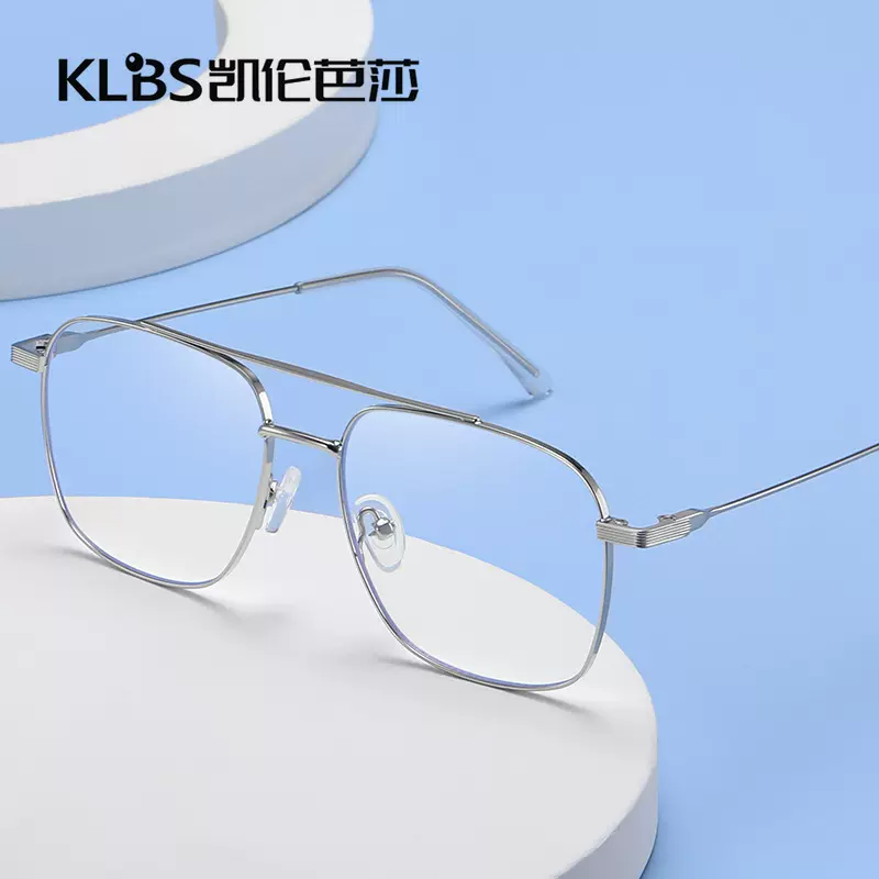 近视眼镜架 糖果色防蓝光电脑镜金属工艺眼镜框 男女同款平光镜