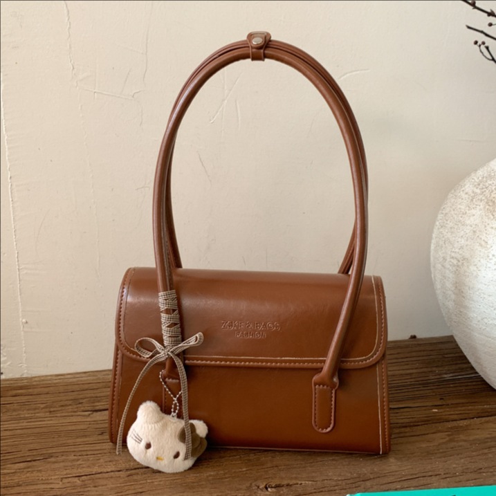 Bolso de brazo retro coreano para mujeres otoño y invierno 2025, nueva moda bolso de mano de alta calidad bolso de hombro de viaje