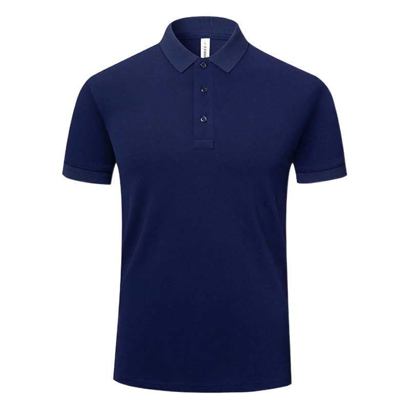 Рубашка-поло с вышитым отворотом хлопковая рабочая одежда с принтом логотипа культурная рекламная рубашка Футболка Мужская Рабочая одежда с коротким рукавом на заказ