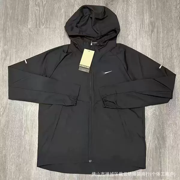 In-Stock Cross-Border Quick-Dry Breathable Sports Lightweight Woven Jacket Casual Hooded Loose Running Training Set