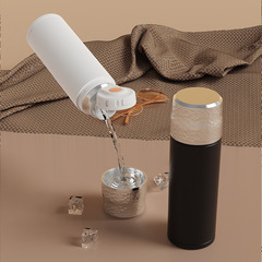 新款316錘紋蓋燜茶杯商務辦公禮品保溫男女便攜一件代發廠家批發