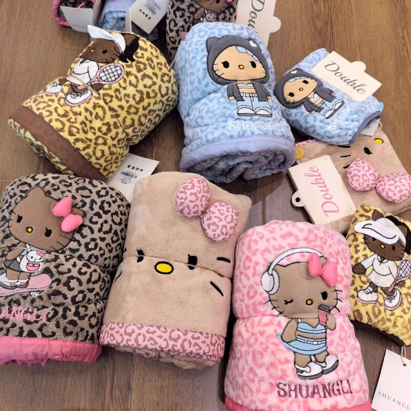Black Leather Hello Kitty Dry Hair Cap for Women, Strong Water Absorption, Quick Drying, Coral Velvet Leopard Print Cat Towel and Bath Towel Customized Black Leather Hello Kitty Dry Hair Cap for Women, Strong Water Absorption, Quick Drying, Coral Velvet Leopard Print Cat Towel and Bath Towel Customized