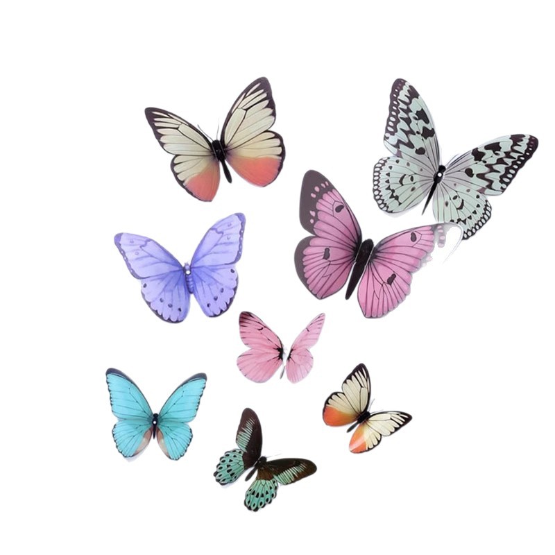 Siete colores cordier mariposa accesorios de regalos joyas flores ramo de flores materiales de coincidencia florística materiales de embalaje de regalos
