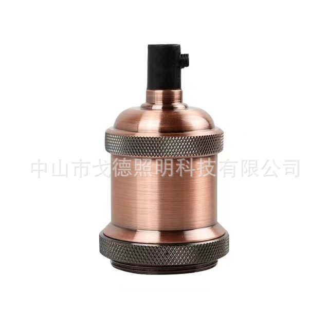 El comercio electrónico transfronterizo se especializa en portalámparas estilo Edison americano, lámparas creativas de cuerda de cáñamo DIY, bases de lámparas retro, portalámparas E27/E26.