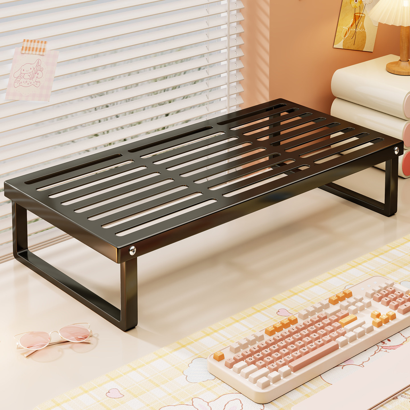 Soporte de Enfriamiento para Laptop, Base Elevada, para Escritorio y Hogar