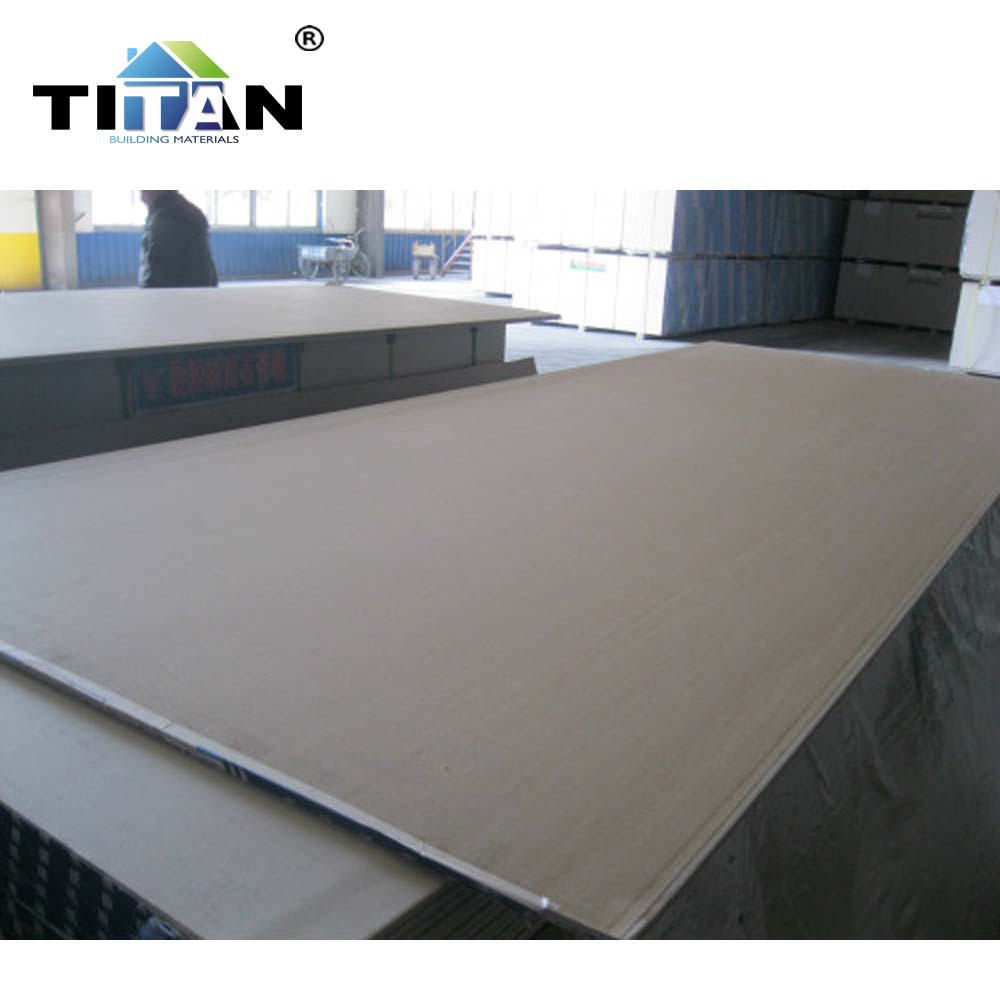 Placa de yeso Techo Tabique Placa de yeso al por mayor Placa de yeso 9.5 mm12mm15m