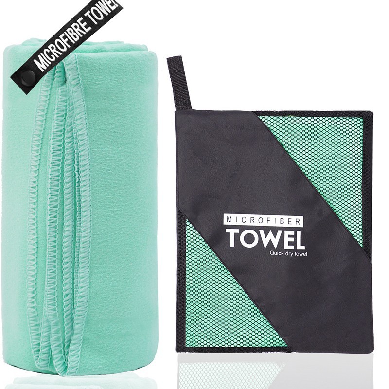 Toalla deportiva de secado rápido de terciopelo de doble cara de Amazon Yoga transfronterizo Toalla de baño de secado rápido de natación deportiva de microfibra