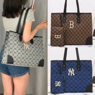 MLB, capacious fashionable one-shoulder bag, South Korea, high-quality style