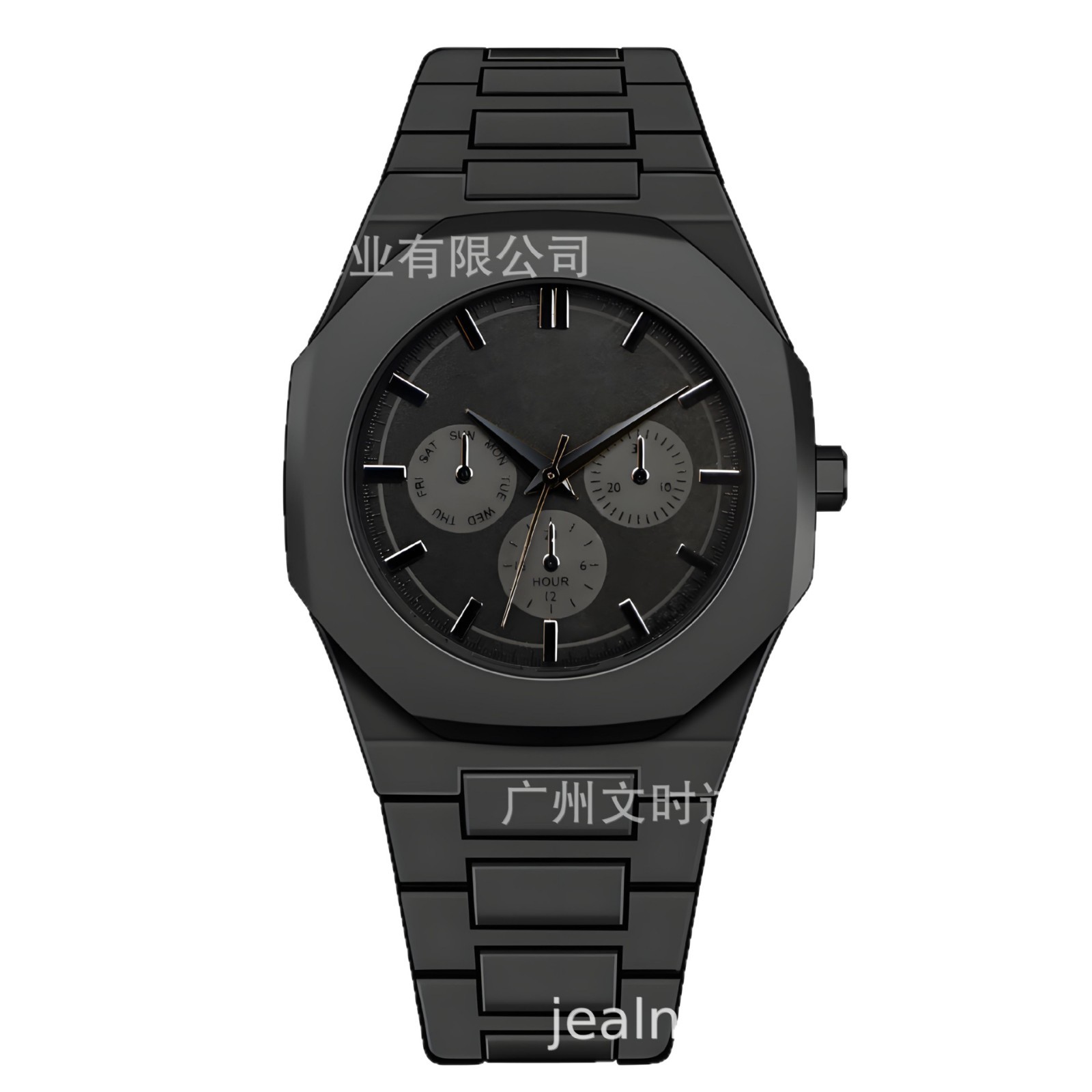 Cross-Border Popular Black Warrior Millennium Retro Y2K New Fashion Plastic Quartz Watch Factory Direct Sale