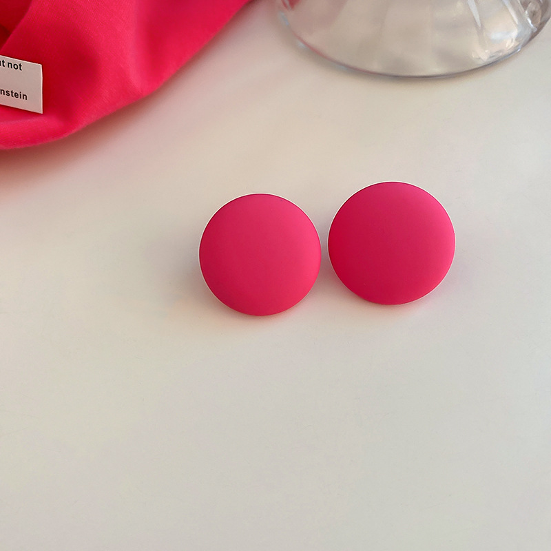 Ear Studs Classification 1 Pair Quantity 1 Pair Simple Style Classic Style Heart Shape Plating Alloy Ear Studs