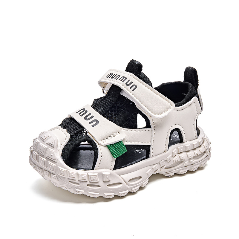 Sandalias transpirables para niños, zapatos con marco de malla, sandalias deportivas para niños, sandalias transpirables anti-patadas para niños