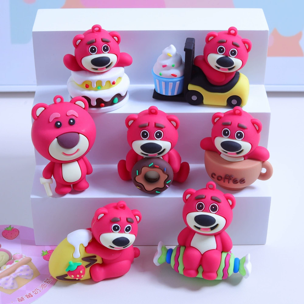 Dessert doll PVC, cream phone case, pendant, material, new collection, handmade