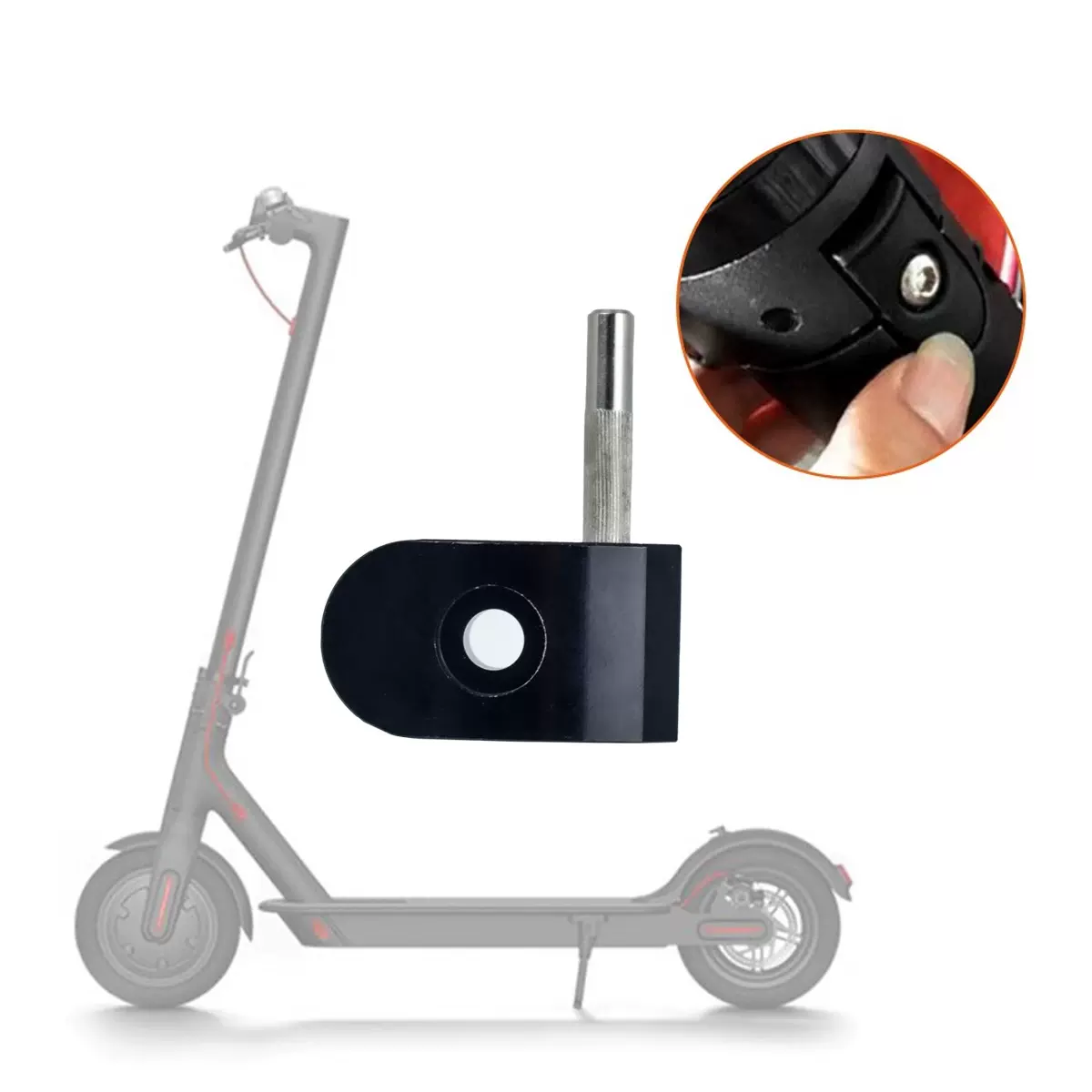 小米M365pro滑板车配件折叠铝合金锁铰链扣带锁扣电单车折叠锁扣