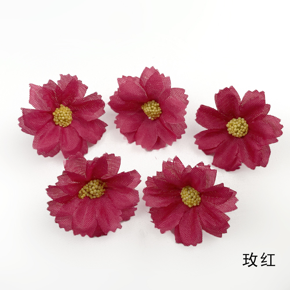 Simulación de flores de orquídeas de danza Daisy DiDi flores de flores tocado muñeca pastel ramo decoración de flores de danza