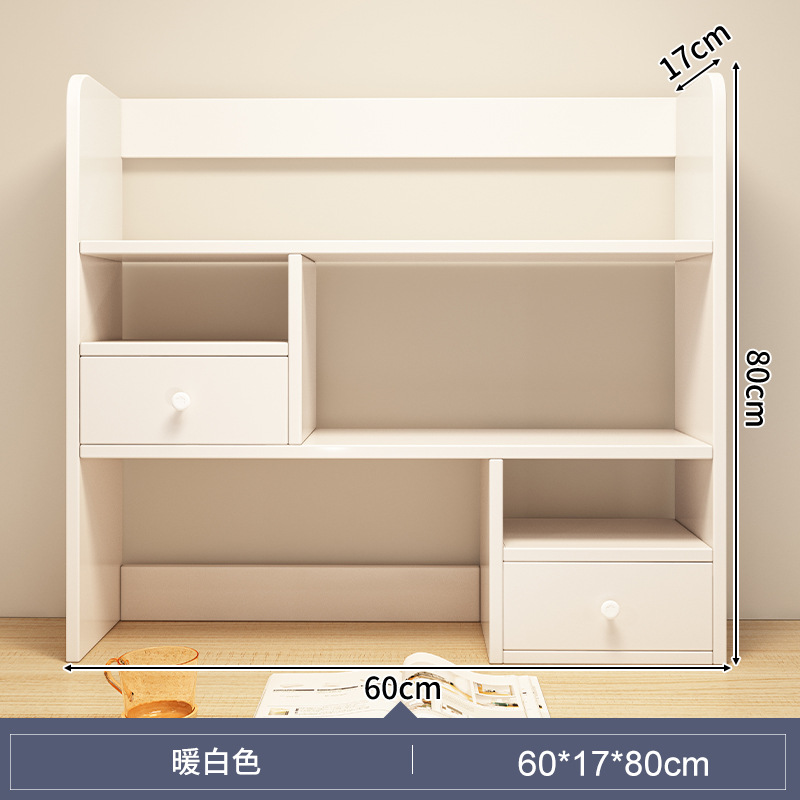 Estante de escritorio estante de almacenamiento de escritorio dormitorio cosas buenas mesa de estudio multi-capa pequeño estante