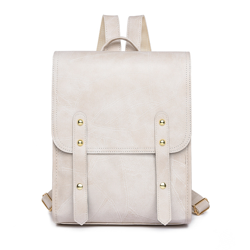 Transfronterizo 2024 nueva mochila retro casual para mujer estudiante universitario mochila antirrobo mochila simple para computadora al por mayor