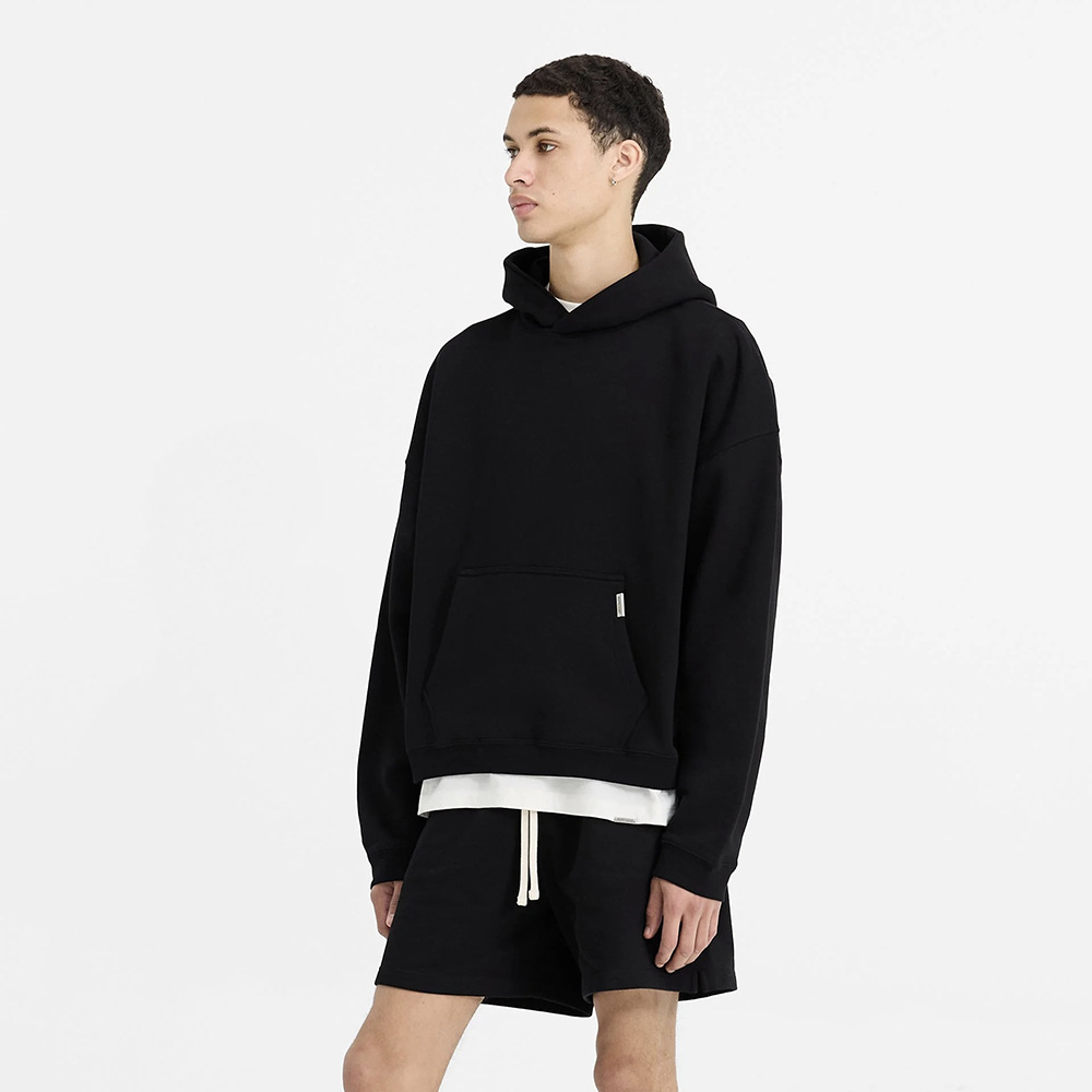 REPRESENT R Letter Embroidery Base Collar Couple Casual Hooded Sweater