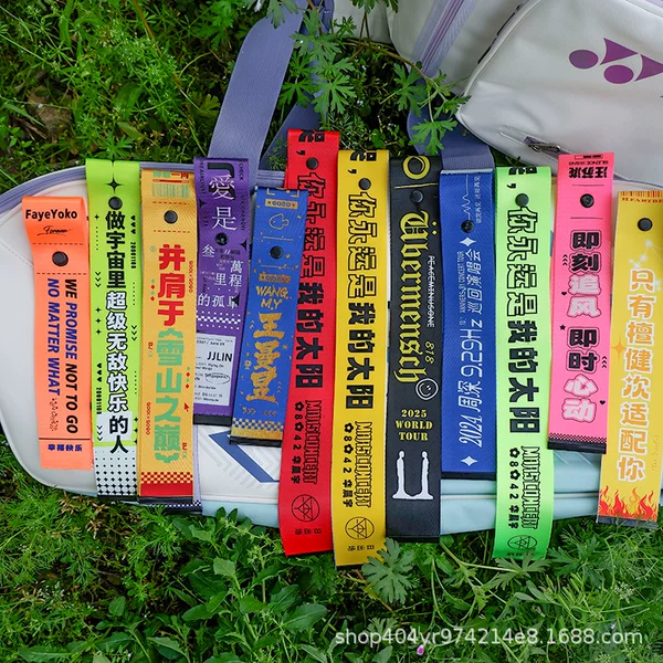 Concert Streamers Surrounding Support Suitcase Anti-Lost Pendant Bag Pendant Cycling Bicycle Blessing Temple