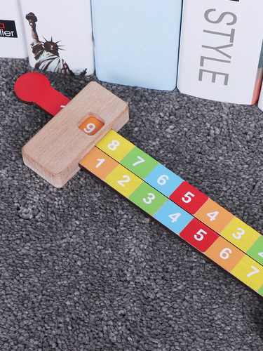 Number decomposition ruler for children's addition and subtraction within 20, divided into 10, for kindergarten math teaching aids, first grade primary school teaching supplies wholesale