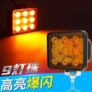 12V 24V Universal Pikap Qoşqu Yük Maşını 9LED Xəbərdarlıq Fənəri