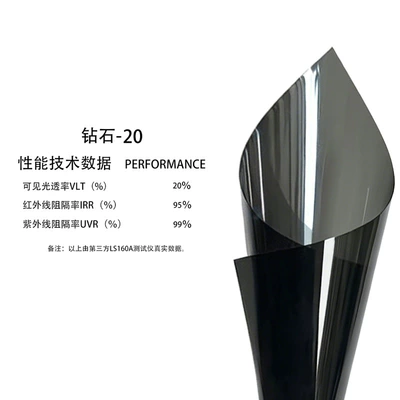 Automotive Film, Car Front Windshield Sun Protection - 152-15m-front-glass-diamond-20