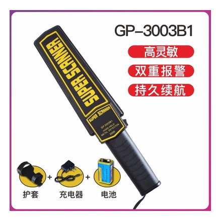 Metal detector charging case