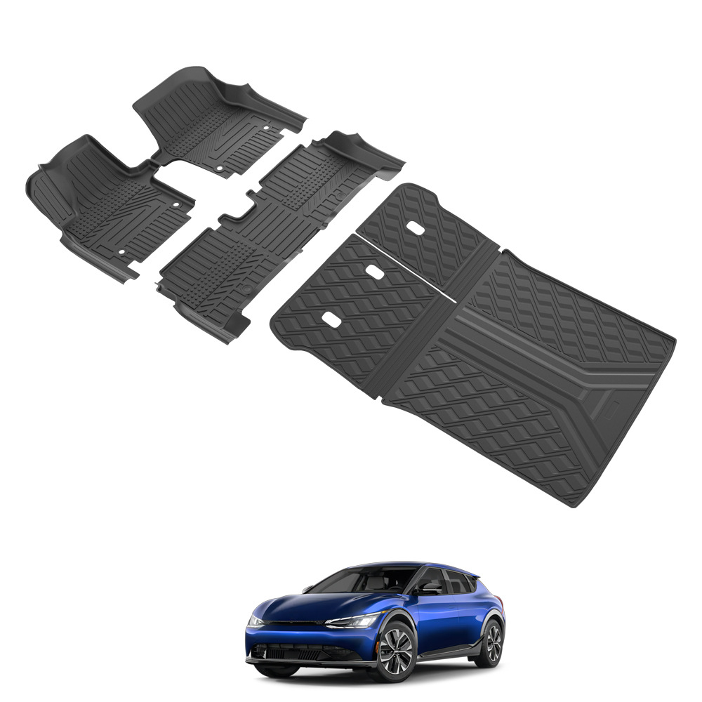 Adecuado para tapetes de coche Kia tapetes especiales tapetes impermeables tapetes Kia Ev6 Floor mats tapetes con todo incluido