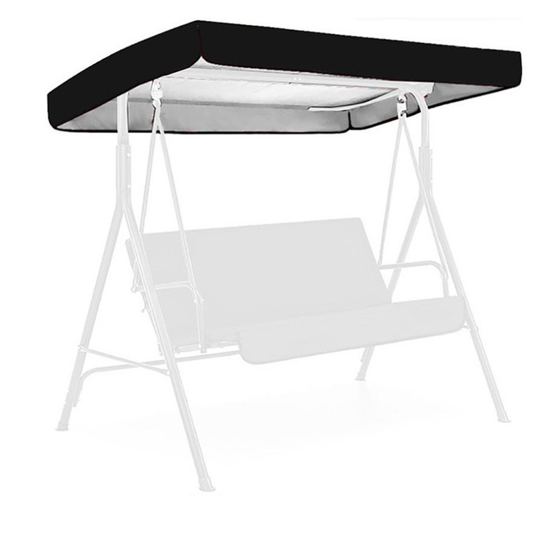 190 Outdoor Garden Straight Edge Swing Canopy Cover, Patio Hanging Chair Waterproof Sunshade Swing Cover, Outdoor Dustproof Cover
